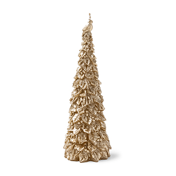 

Свеча фигурная Дерево новогоднее золотой парафин 29 см
