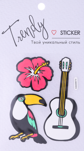 

Набор стикеров Крок&Дилли Trendy 18 х 10.7 см арт. HAA0400 дизайн в ассортименте