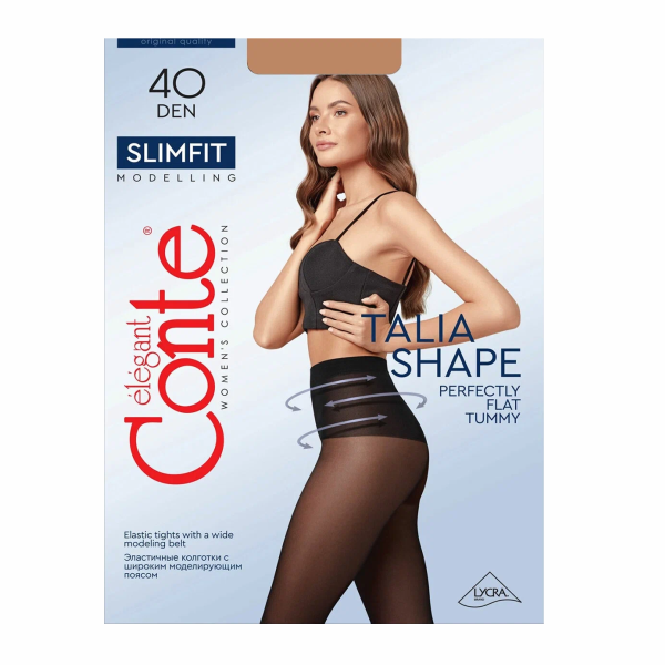 

Колготки Conte Elegant Slimfit 40 den natural размер 4