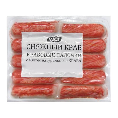 

Крабовые палочки Vici с мясом натурального краба охлажденные 170 г