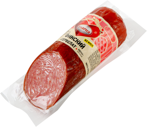 

Сервелат варёно-копчёный Таврия Финский 350 г