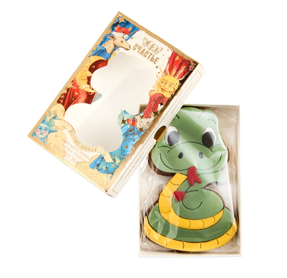 

Печенье Новогодняя змейка Счастье 90 г