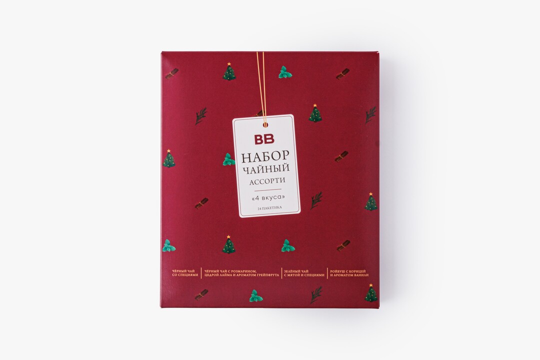 

Набор чайный ассорти 4 Вкуса, 24 пакетика, 48 г