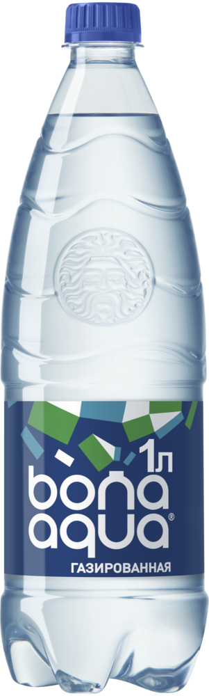 

Вода питьевая Bona Aqua газированная 1 л
