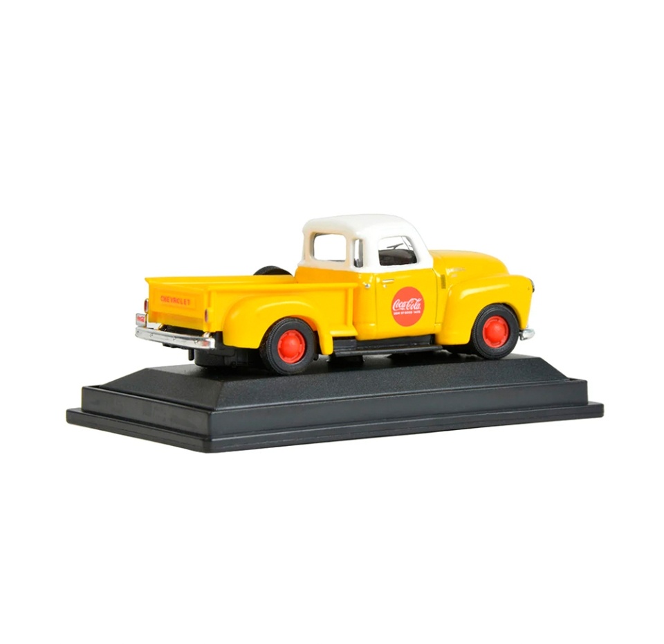 

Машинка Motor City модель Coca-Cola 1953 Chevy 3100 Pickup, масштаб 1:72 (металлическая), возраст 14+