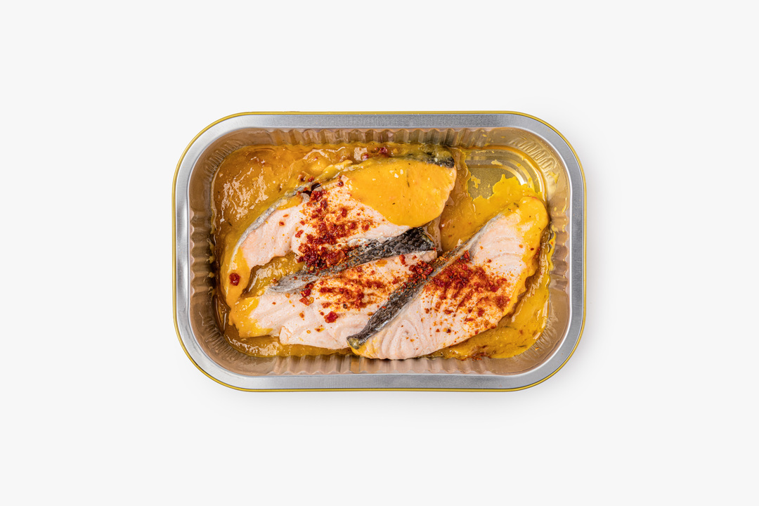 

Стейк семги ВкусВилл в соусе манго чили 340 г