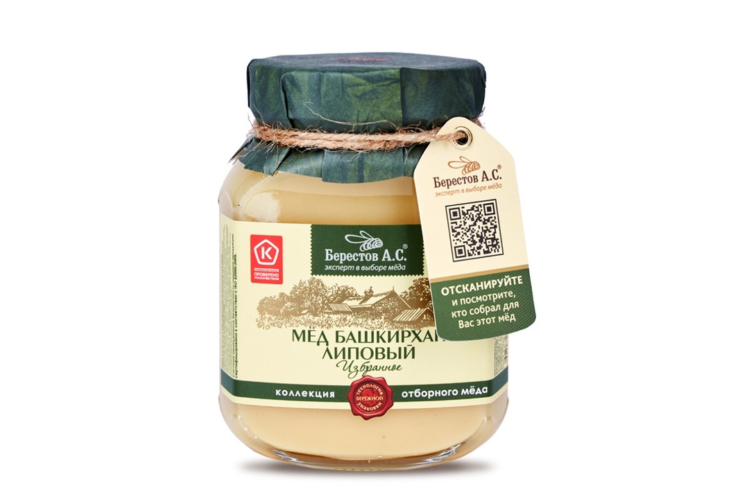

Мед Берестов А.С. Башкирхан липовый 500 г