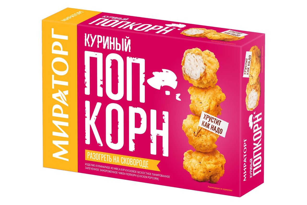 

Попкорн куриный Мираторг 200 г