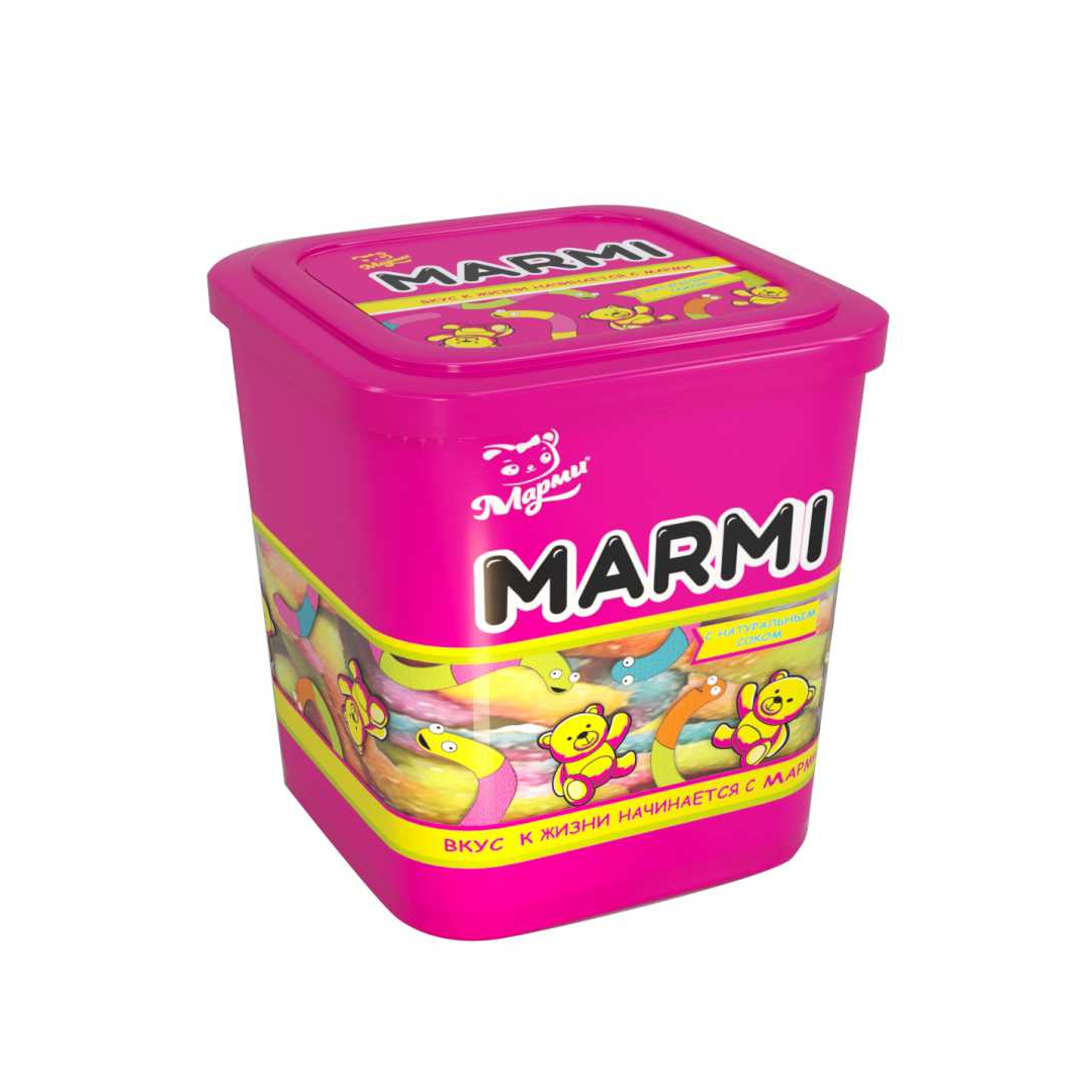 

Мармелад жевательный Marmi Черви 250 г дизайн в ассортименте