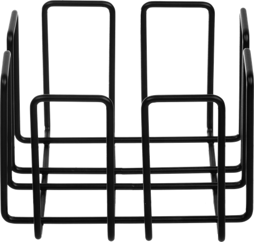 

Салфетница Рыжий Кот Ripiani металл черный 13.5x13.5x9.5 см