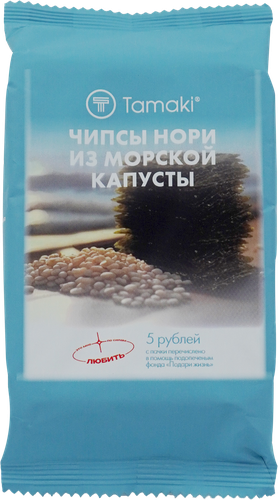 

Чипсы нори Tamaki оригинальные 4 г