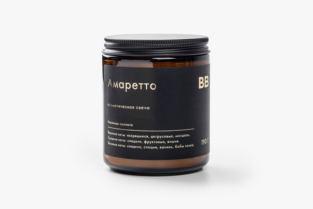 

Ароматическая свеча ВкусВилл Амаретто