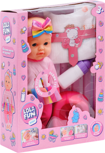

Набор игровой интерактивный Lola Fun Пупс со звуковыми эффектами 28 см
