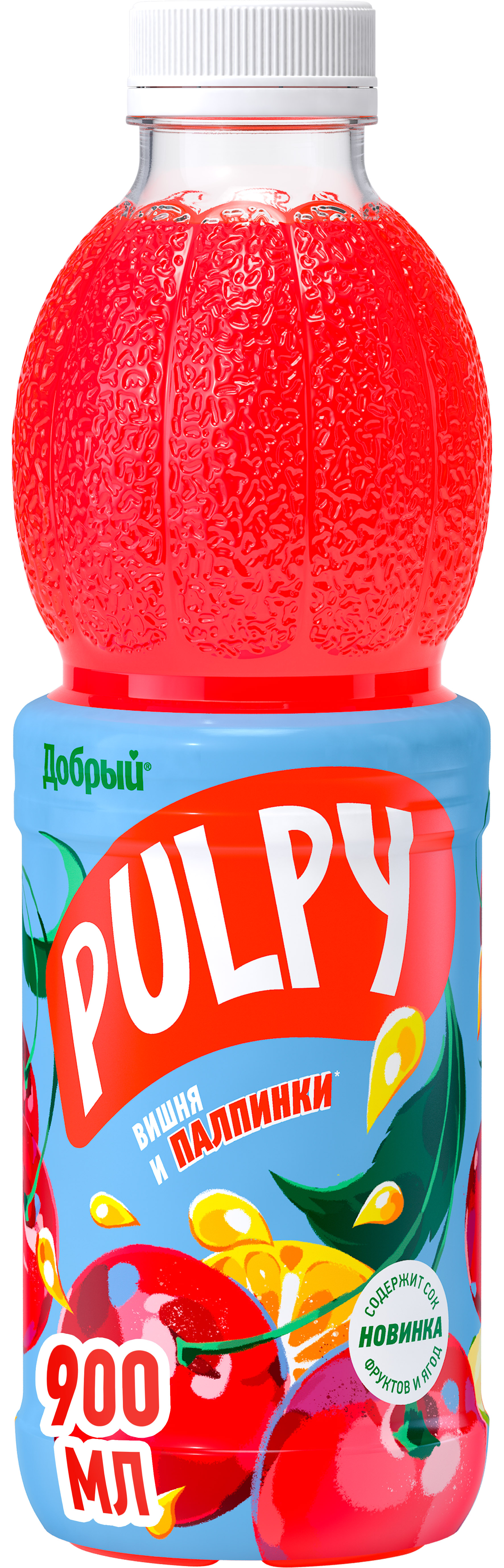 

Напиток сокосодержащий Pulpy Вишня 900 мл