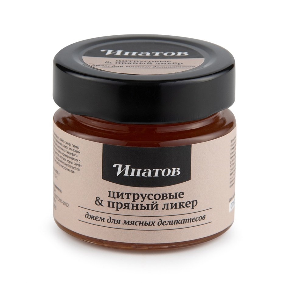 

Джем Ипатов Цитрусовые & пряный ликер для мясных деликатесов 125 г