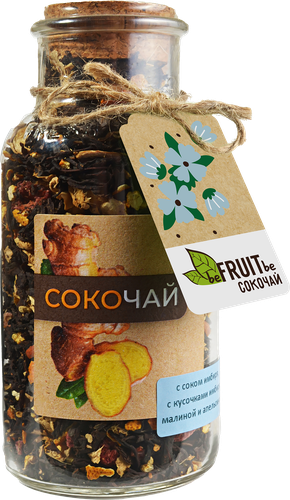 

Сокочай черный BeFruitbe имбирь-апельсин-малина 50 г