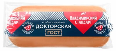 Колбаса Владимирский стандарт Докторская вареная 500 г
