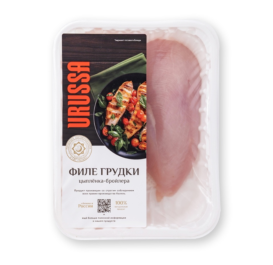 

Филе грудки Urussa цыпленка-бройлера 600 г