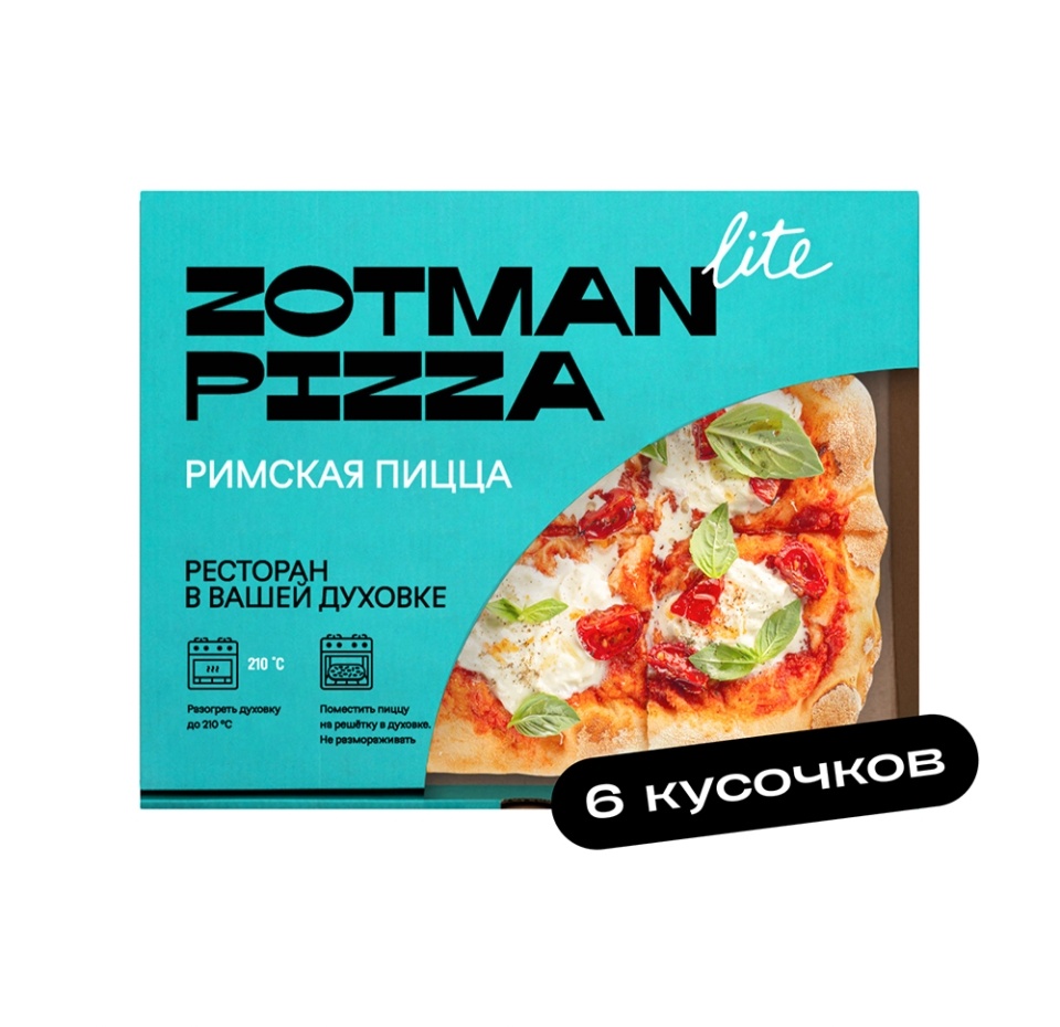 

Пицца Zotman pizza со страчателлой и базиликом замороженная 310 г