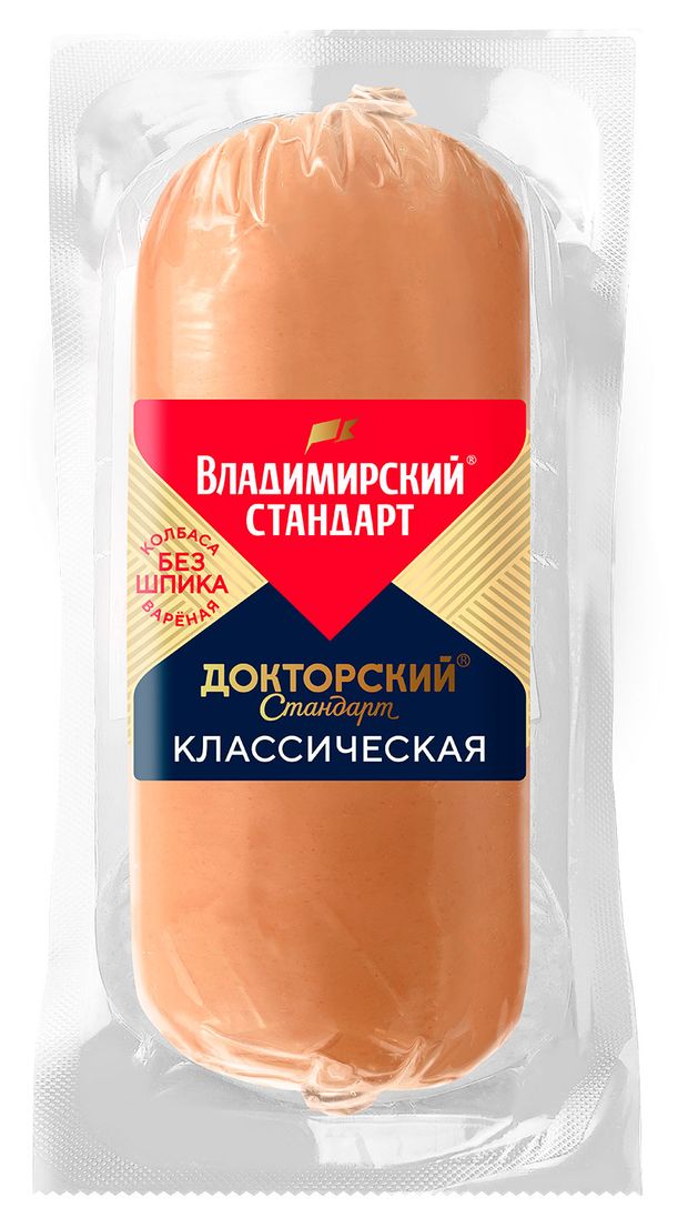 

Колбаса вареная Владимирский стандарт Докторская стандарт 500 г