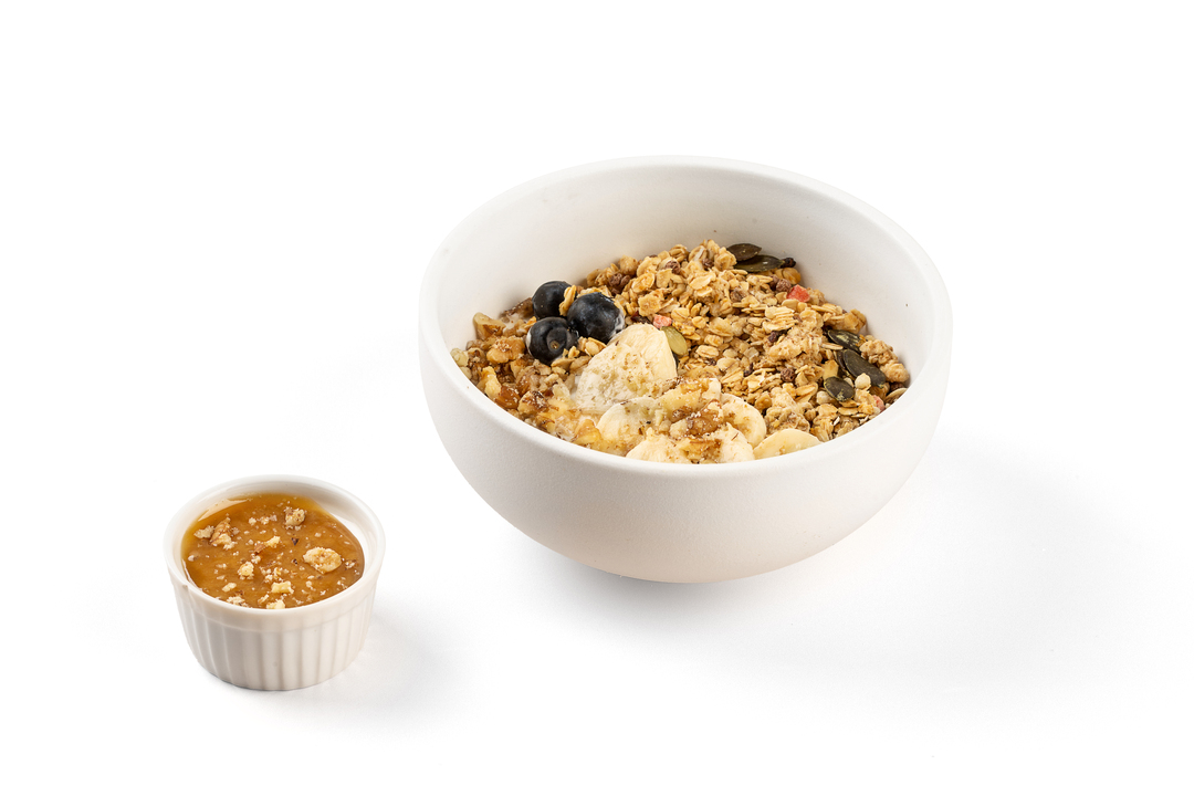 

Гранола Вкусвилл на высокобелковом йогурте кафе 385 г