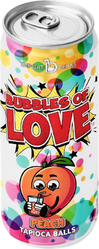 

Чай холодный Bubbles of love Персик с желейными шариками 320 мл