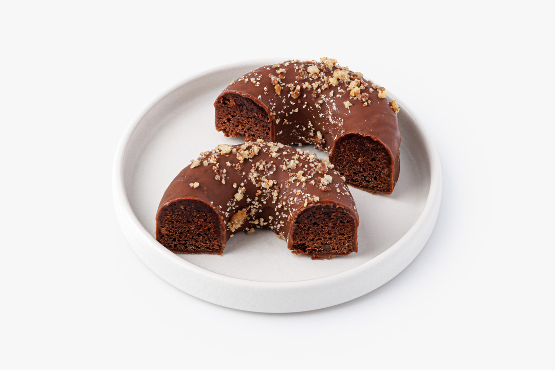 

Шоколадный пончик ВкусВилл с грецким орехом веган 65 г