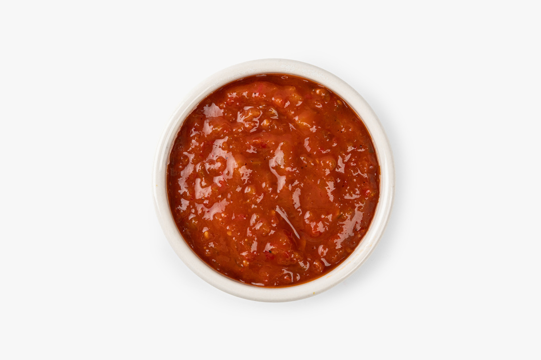 

Соус ВкусВилл из красной сливы с болгарским перцем на яблочном уксусе 270 г