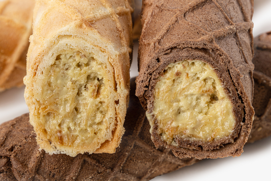 

Трубочки вафельные ВкусВилл Двойной вкус с фисташкой 160 г