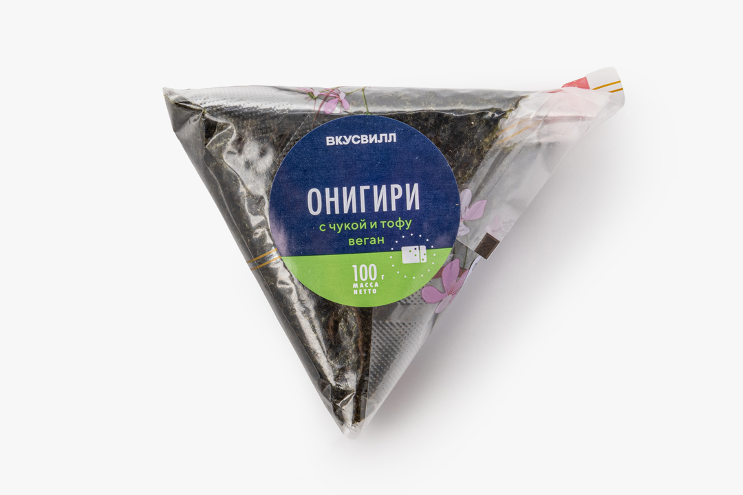 

Онигири ВкусВилл с чукой и тофу веган 100 г