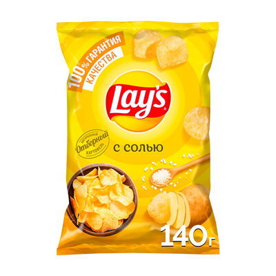 Чипсы картофельные Lay's с солью 140 г