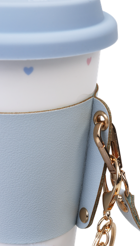 

Кружка Homeclub To go с брелоком фарфор 400 мл арт. KL8-5