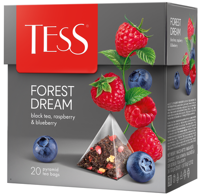 Чай чёрный Tess Лесной сон (Forest Dream) в пирамидках 20 шт. х 1.8 г