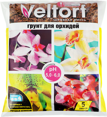 

Грунт Veltorf для орхидей 5 л