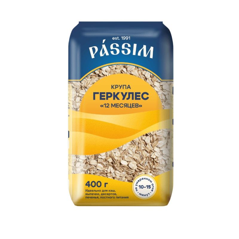 

Крупа овсяная Пассим Геркулес 400 г