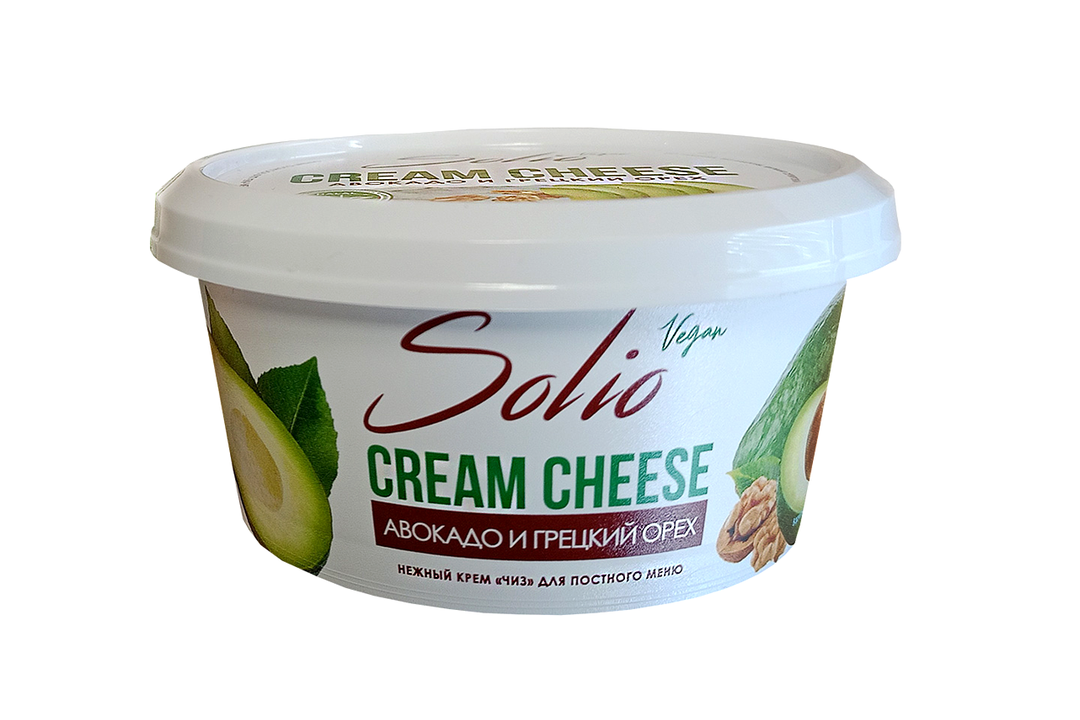 

Крем Чиз Solio на растительной основе Авокадо и грецкий орех 20% 140 г