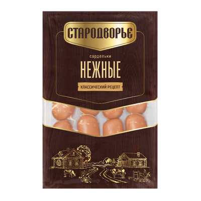 Сардельки Стародворье Нежные вес