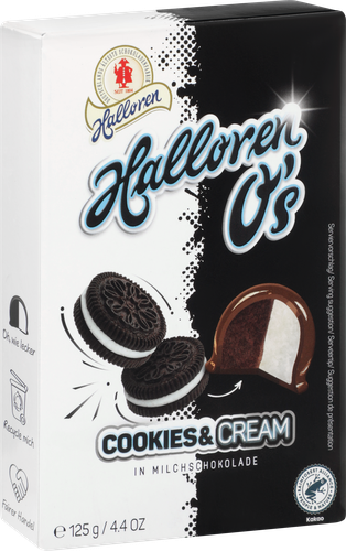 

Конфеты шоколадные Halloren O'S Black & White 125 г