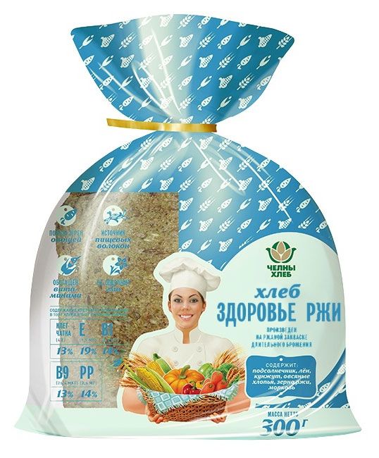

Хлеб Челны-Хлеб Здоровье ржи бездрожжевой 300 г