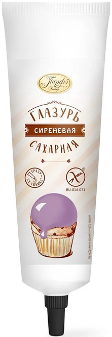 

Глазурь сахарная Парфэ Декор сиреневая 120 г