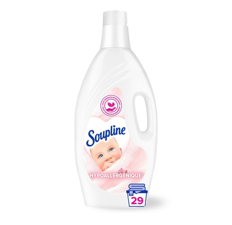 

Средство для смягчения ткани Soupline миндаль концентрированное гипоаллергенное 1.5 л
