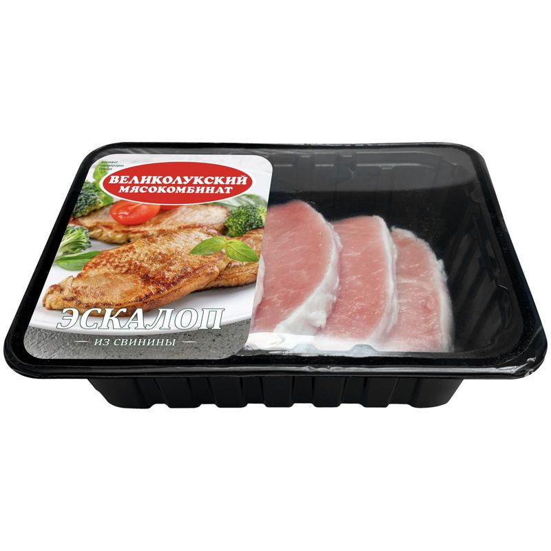 

Эскалоп из свинины Великолукский мясокомбинат охлаждённый 400 г