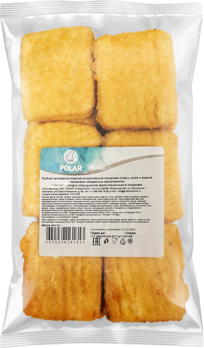

Минтай замороженный Polar филе в панировке 980 г