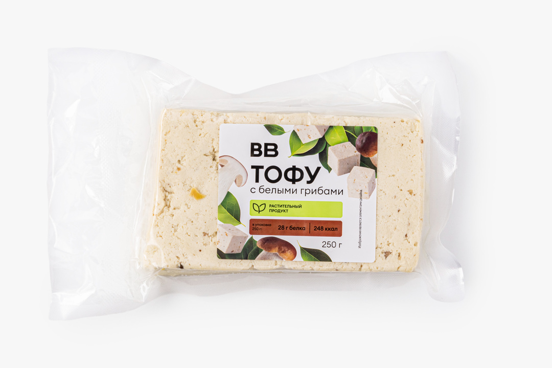 

Тофу с белыми грибами, 250 г