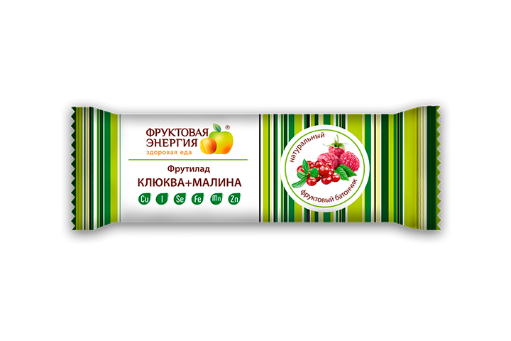 

Батончик Фрутилад Фруктовая энергия абрикосовый с клюквой и малиной 30 г