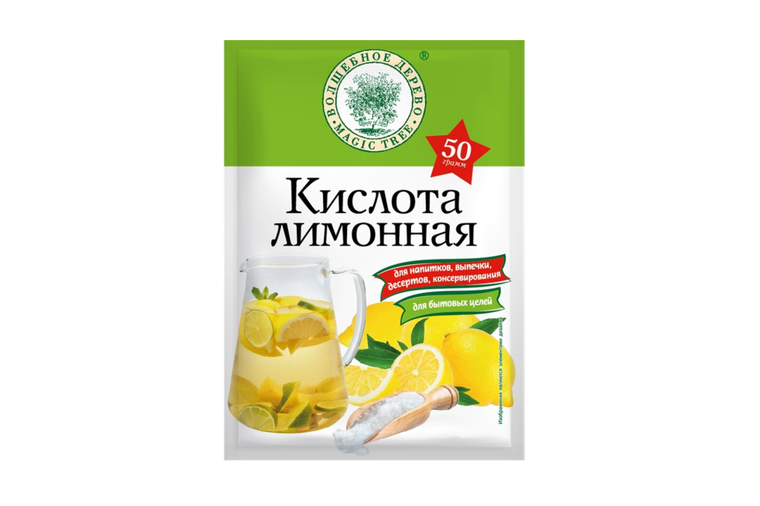 

Лимонная кислота Волшебное Дерево 50 г
