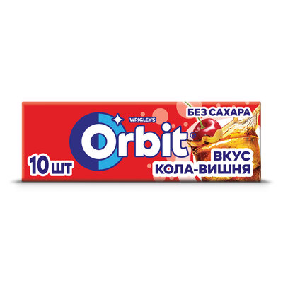 Жевательная резинка Orbit Кола и вишня без сахара 13.6 г