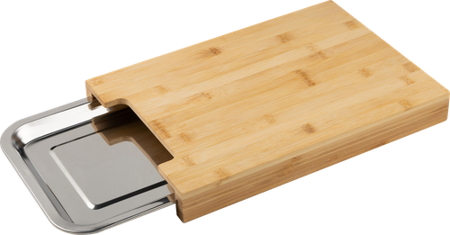 

Доска разделочная Mallony Foresta di bambu 34 x 23.5 x 4 см из бамбука поддон из нержавеющей стали Арт. 986077