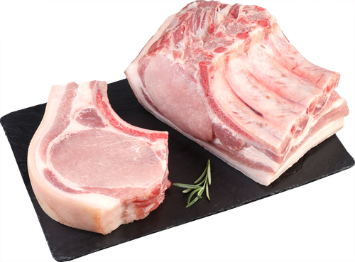 

Свинина ЛЕНТА FRESH СП Корейка на кости полуфабрикат охлажденный, вес