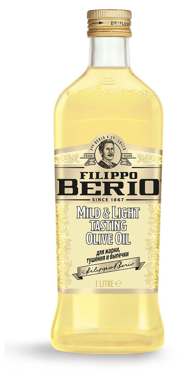 

Масло оливковое Filippo Berio Mild & Light рафинированное c добавлением нерафинированного 1000 мл